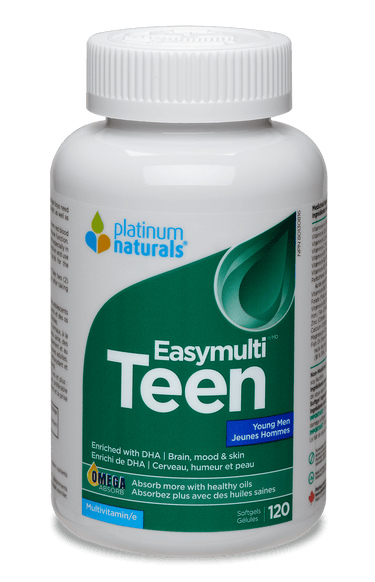 Easymulti Teen for Young Men Multivitamin cg-dev-platinumnaturals 120